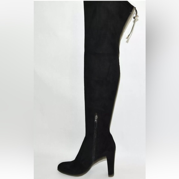 Sam Edelman Shoes - Sam Edelman black suede over the knee boots size 9
